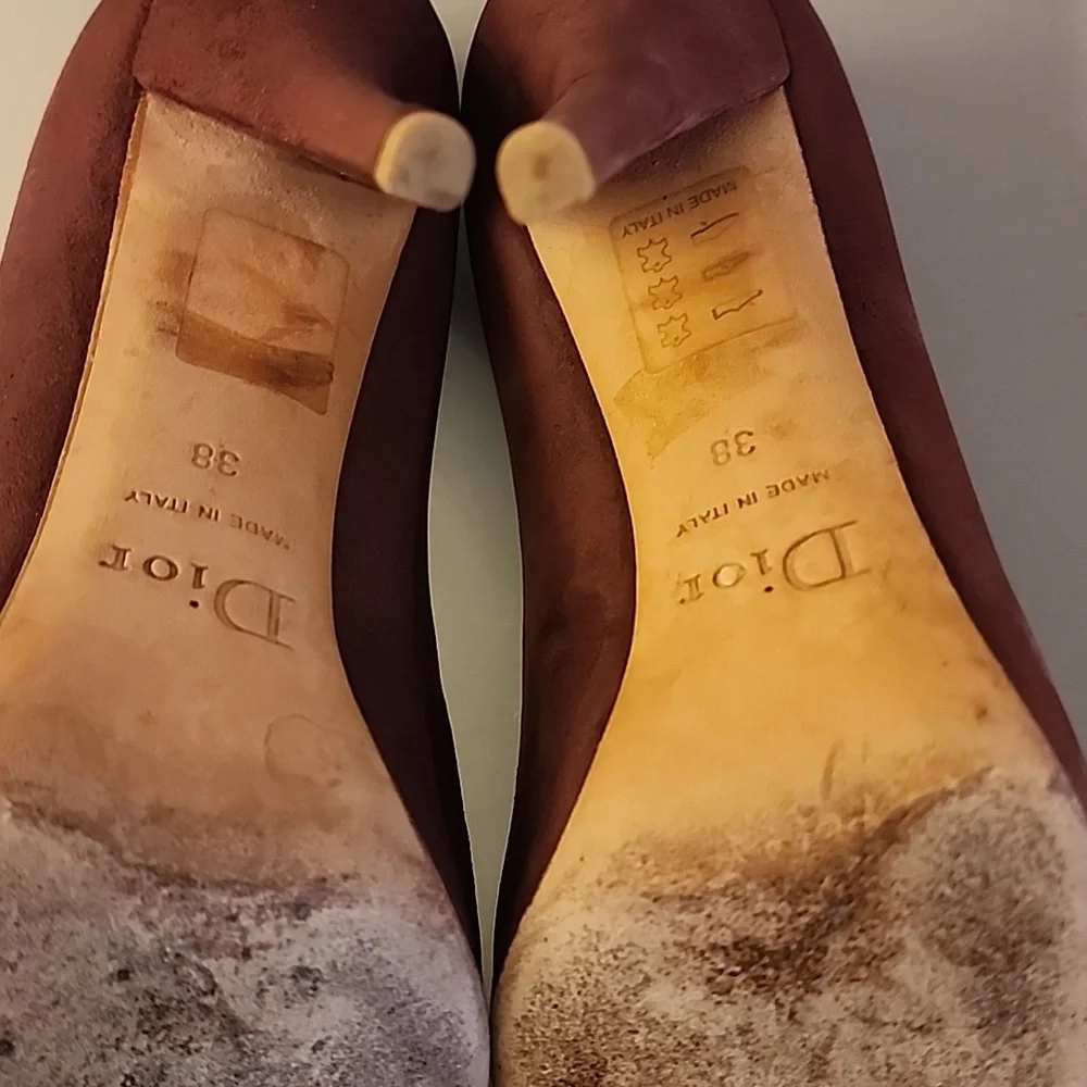 Dior Elegant Burgundy Stiletto  High Heels