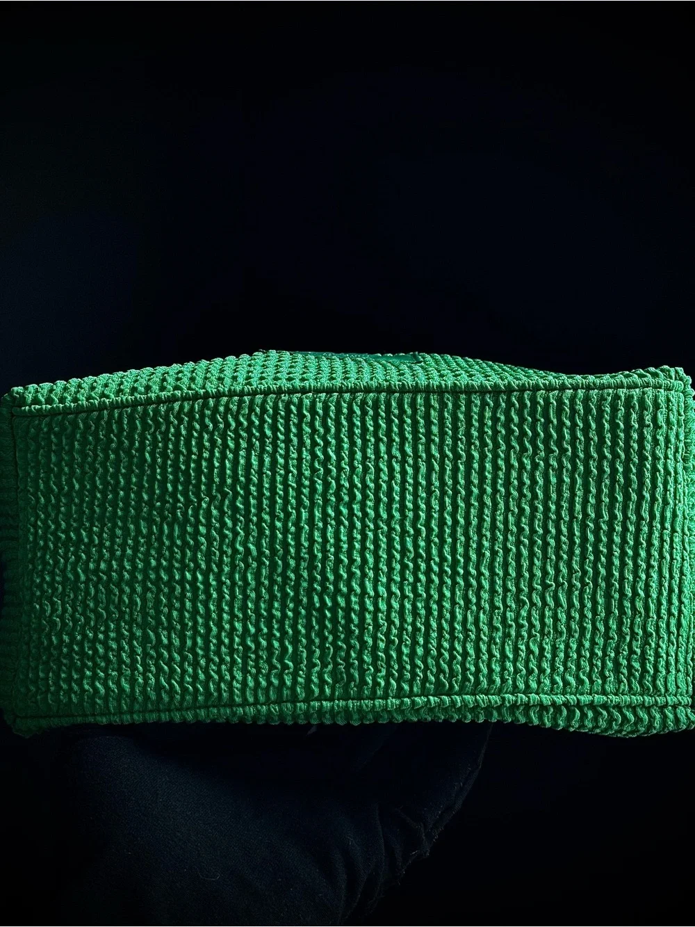 NWOT Kate Spade Green Cosmetic Pouch Makeup Bag Travel Toiletry Organizer