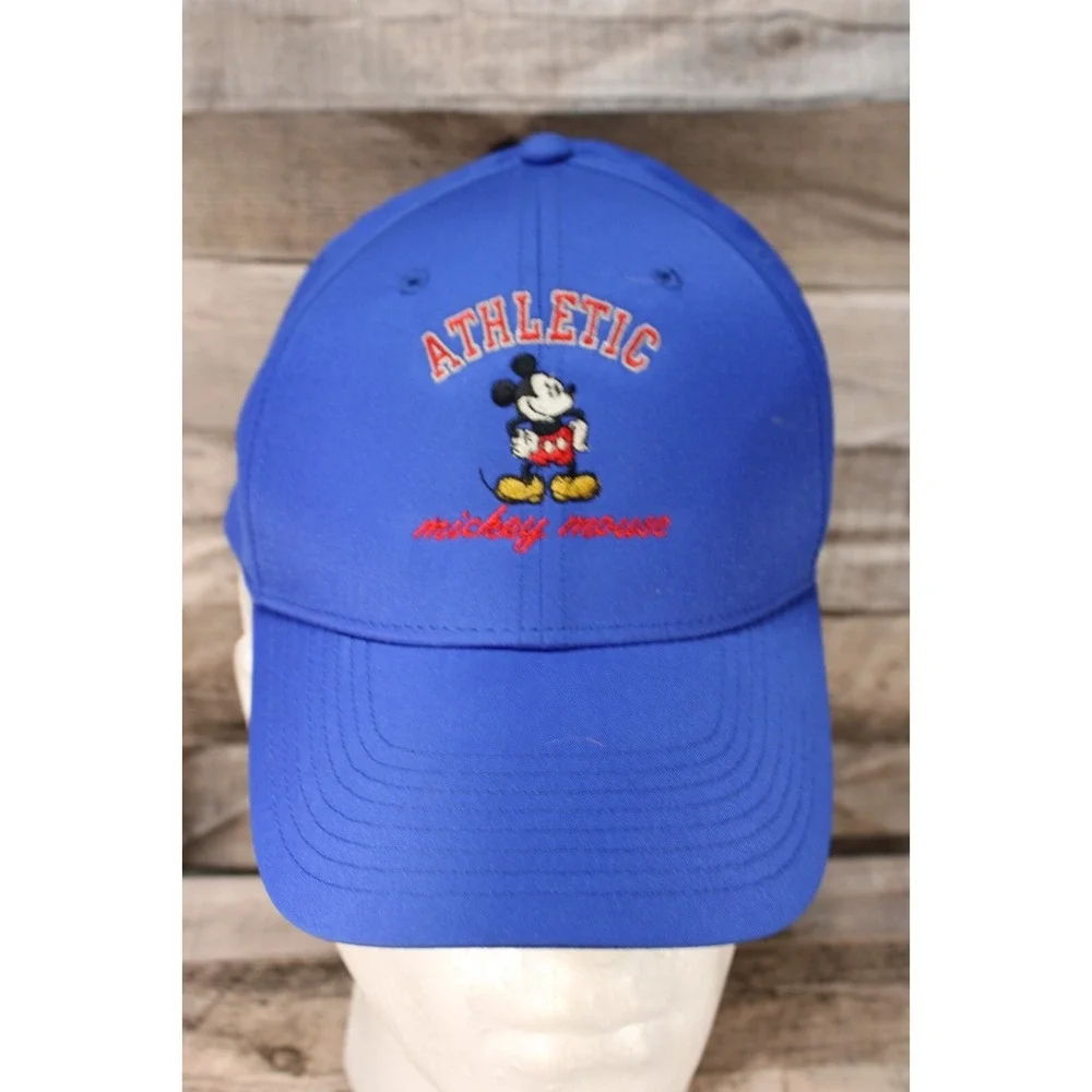Nike‎ Dri Fit Disney World Hat Blue Adjustable Mickey Mouse Athletic Club