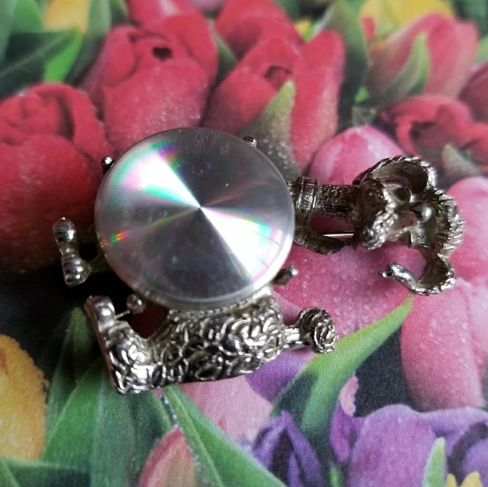 Vintage Jewelrama poodle brooch dog pin