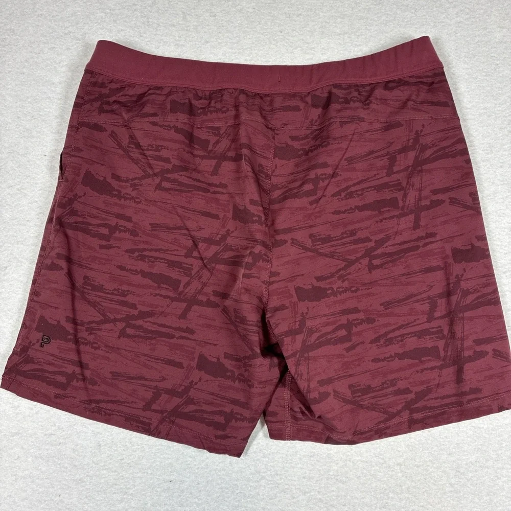 Public Rec Mens Flex Shorts Lined 40 Maroon Camo 7