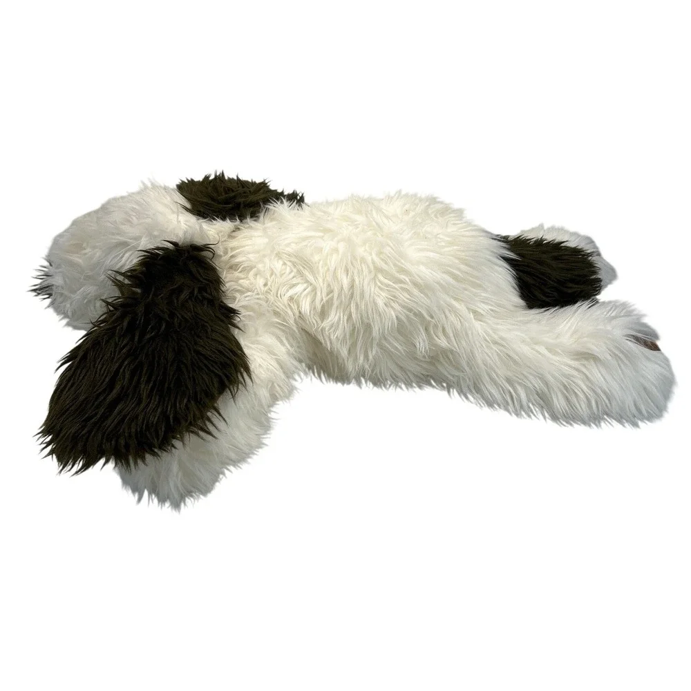 Vtg 90s BAB Build-A-Bear‎ Dog White Brown Shaggy Floppy 19
