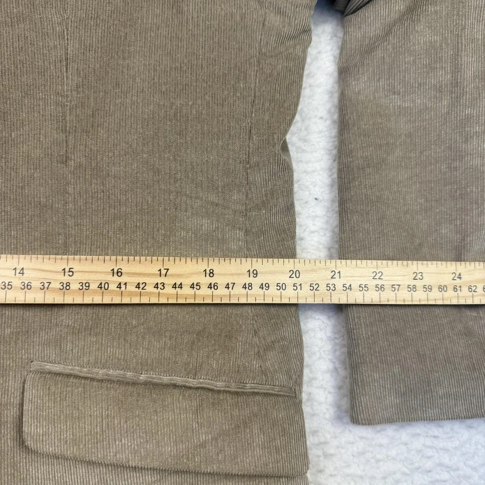 Madison Blazer Mens 42R Tan‎ Corduroy Sport Coat Two Button Paisley Lined Jacket