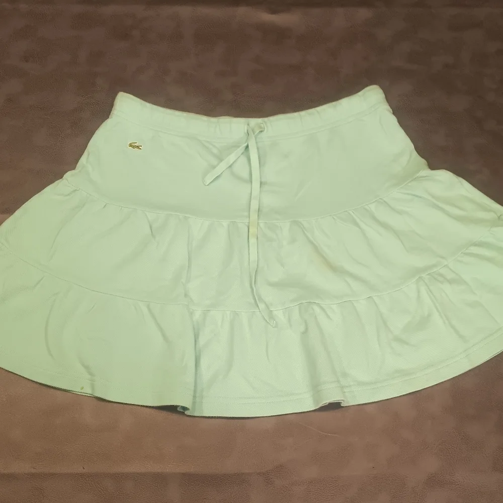 Vintage Lacoste Tiered Ruffle Tennis Skirt
