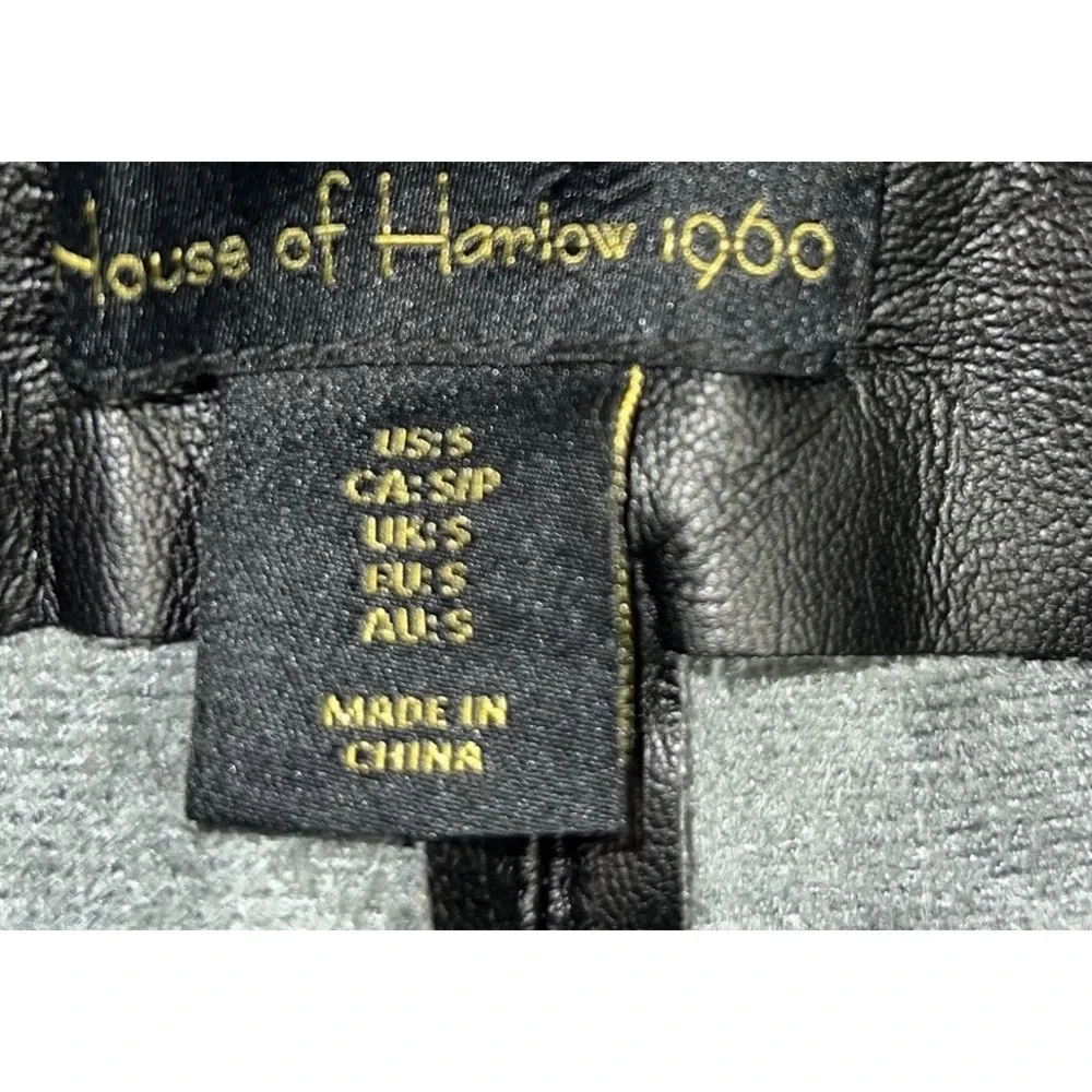 (b40/8)House of Harlow 1960 Black Mini  Skirt size S