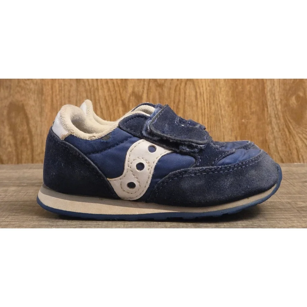 Saucony Jazz H&L Sneakers Shoes Baby Size 6.5 Blue