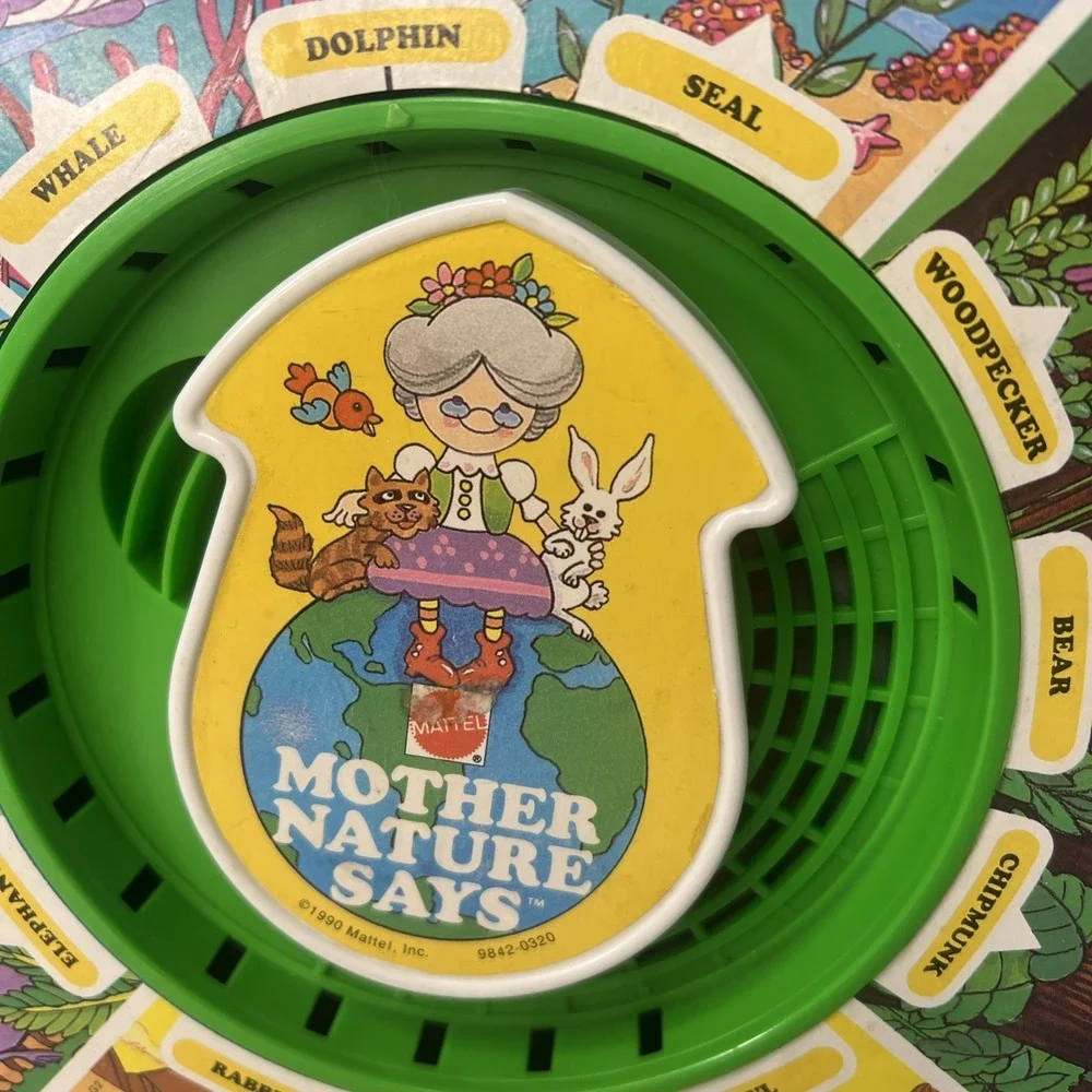 1989‎ VINTAGE MATTEL SEE 'N SAY MOTHER NATURE SAYS TOY  TESTED WORKS