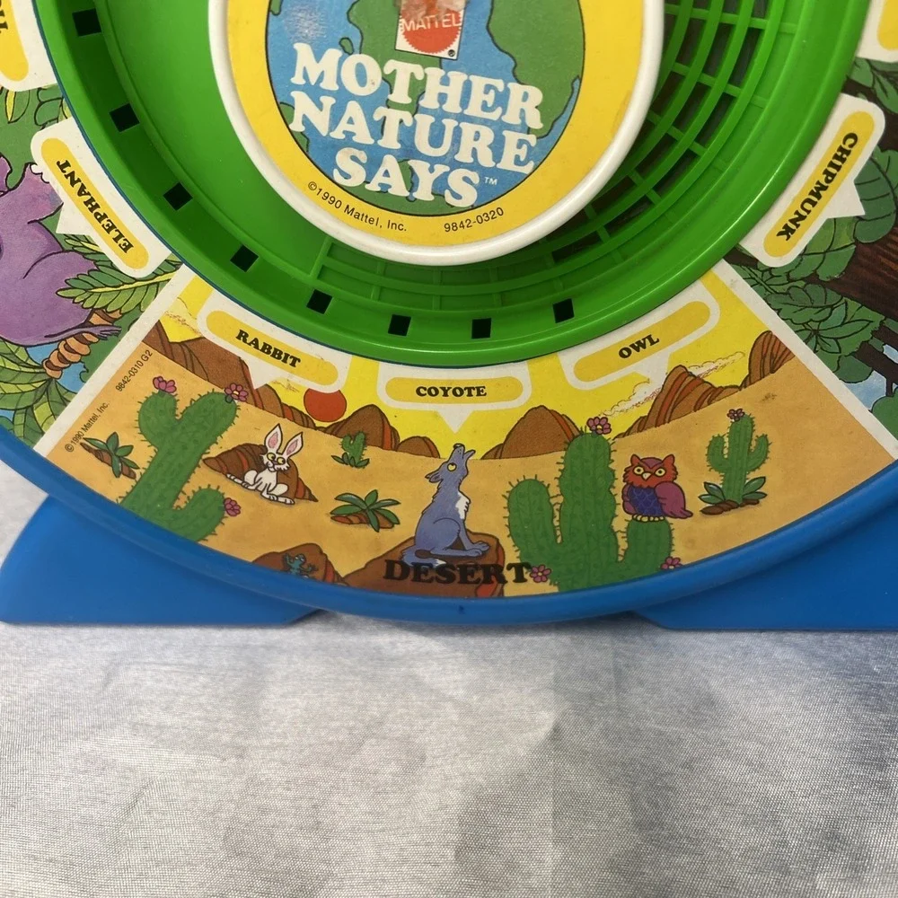 1989‎ VINTAGE MATTEL SEE 'N SAY MOTHER NATURE SAYS TOY  TESTED WORKS