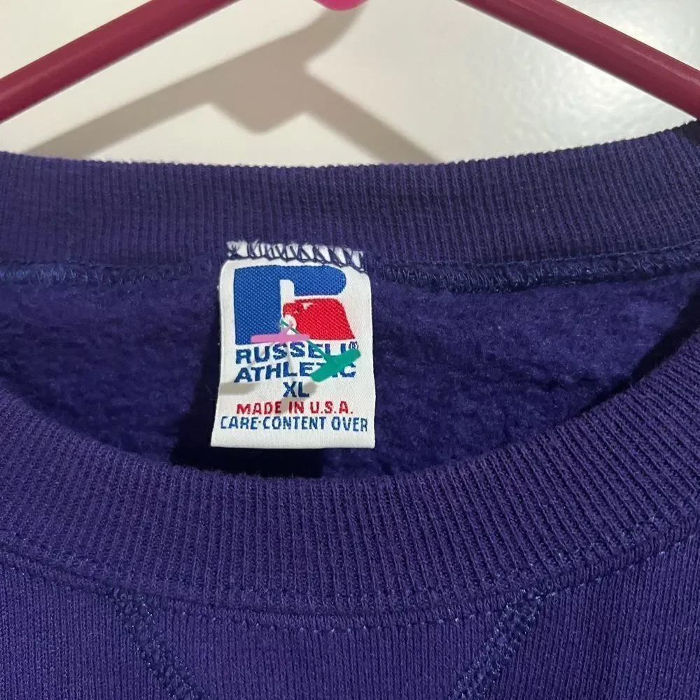 Vintage Kansas State Russell Athletic Purple Sweater Fiesta Bowl 97