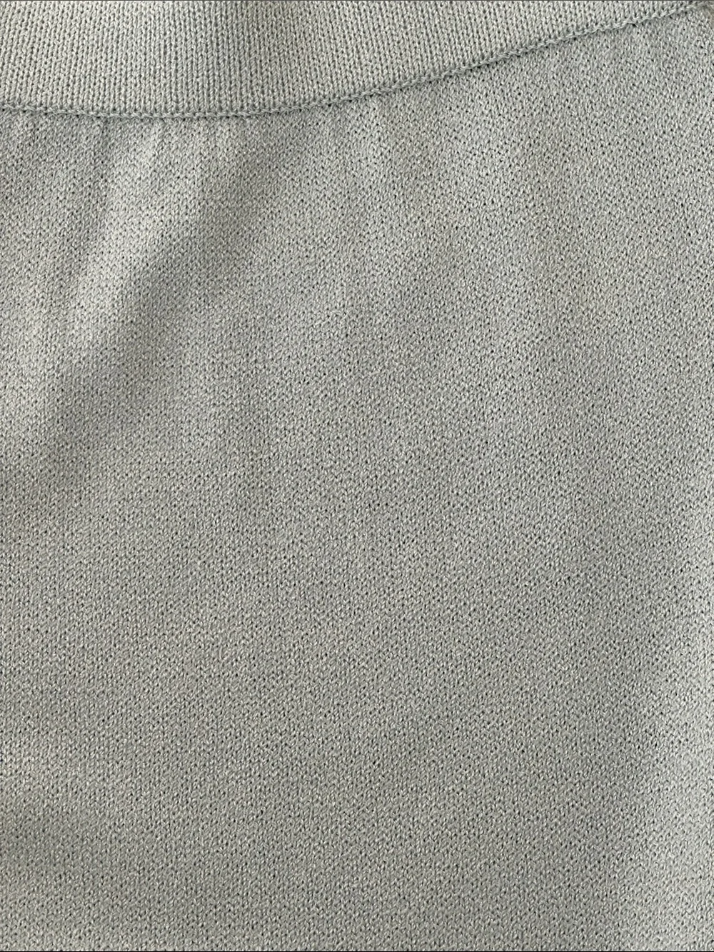 St. John Evening Soft sky Blue Knit Maxi Skirt