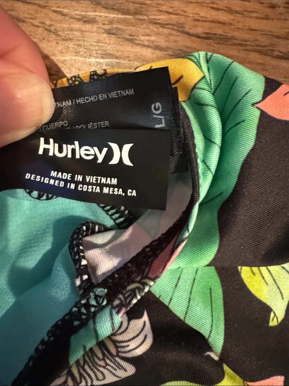 Hurley aqua wear