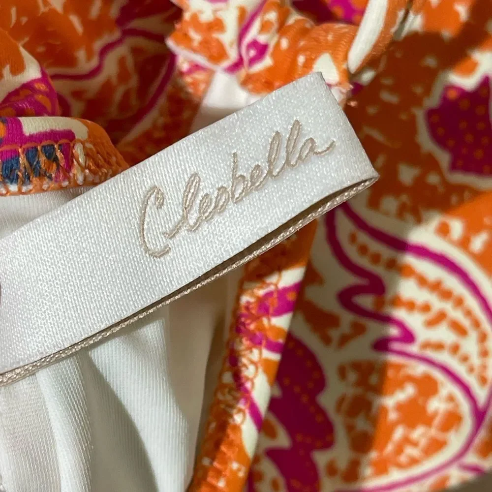 Cleobella Vibrant Floral Ruffle Swimsuit