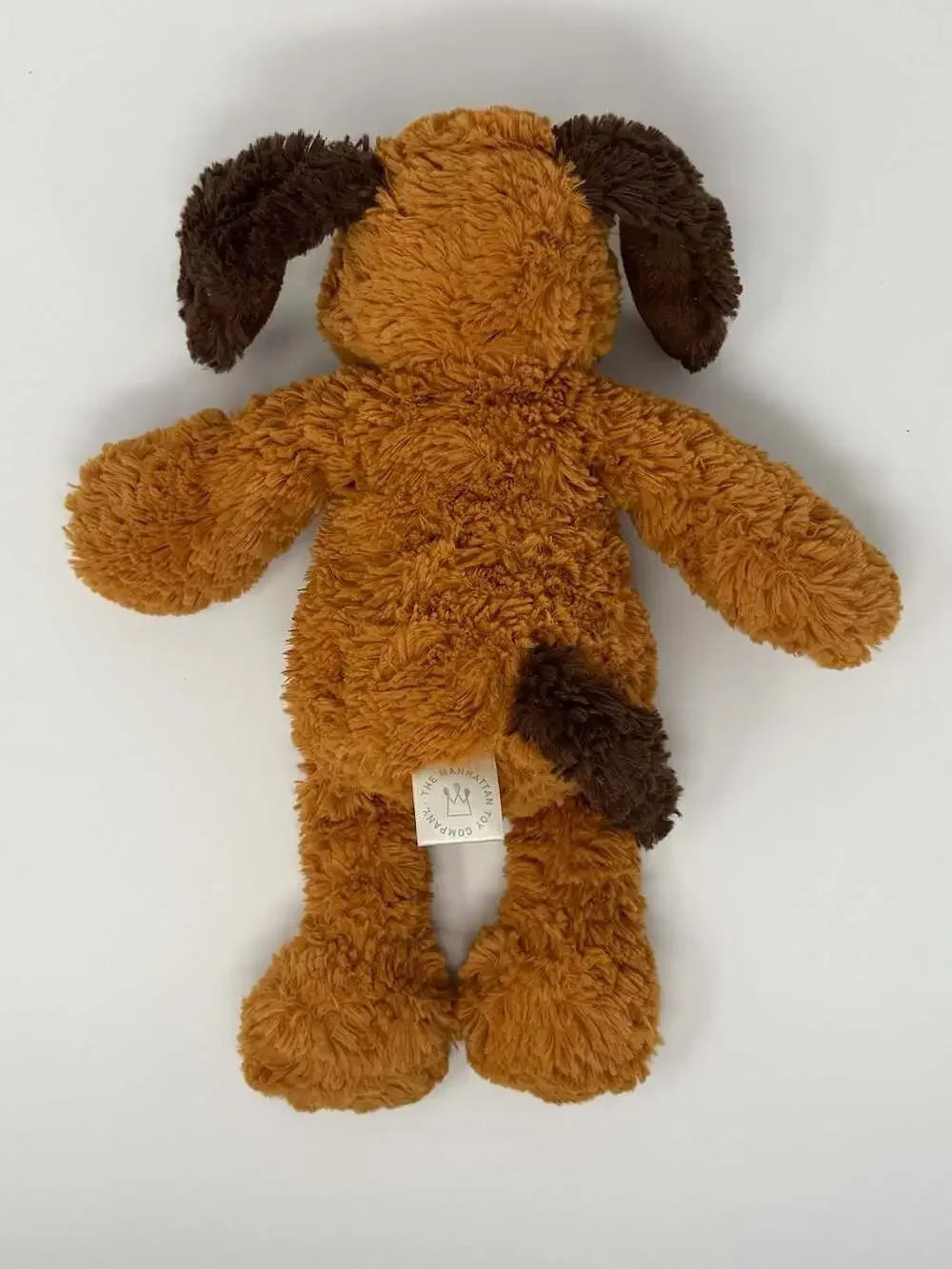 The Manhattan Toy Company Delightful Duffy Brown Plush Puppy Dog 2015 Stuffy
