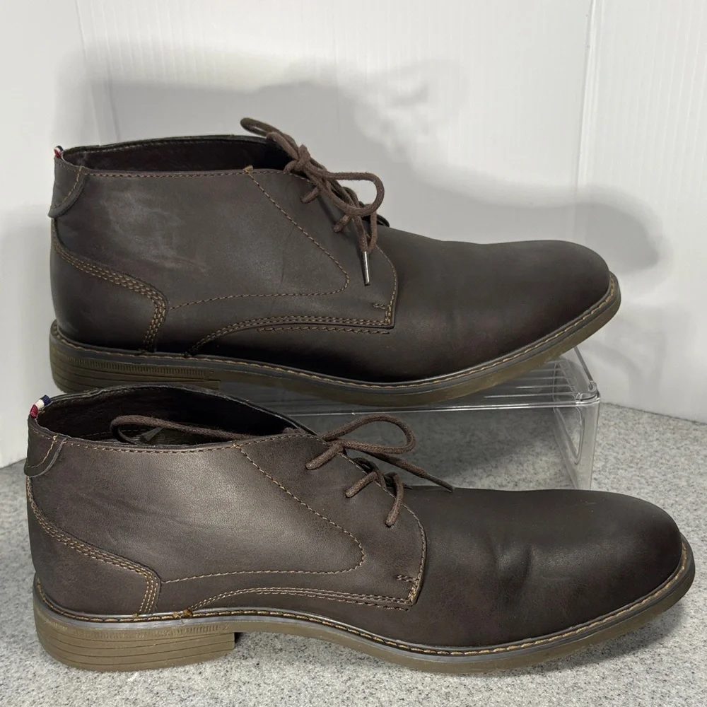 Elegant IZOD Dark Brown Chukka Boots for Men size 10‎ fc3