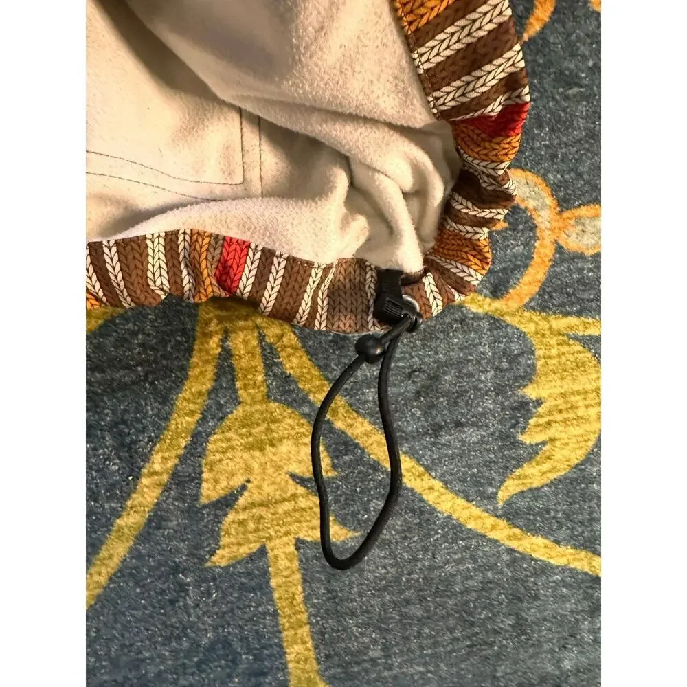 The North Face Striped Zip Up Hoodies Men's Size Small
