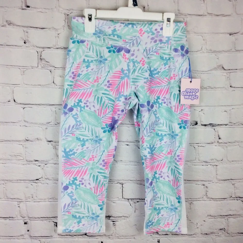 More Than Magic floral capri yoga