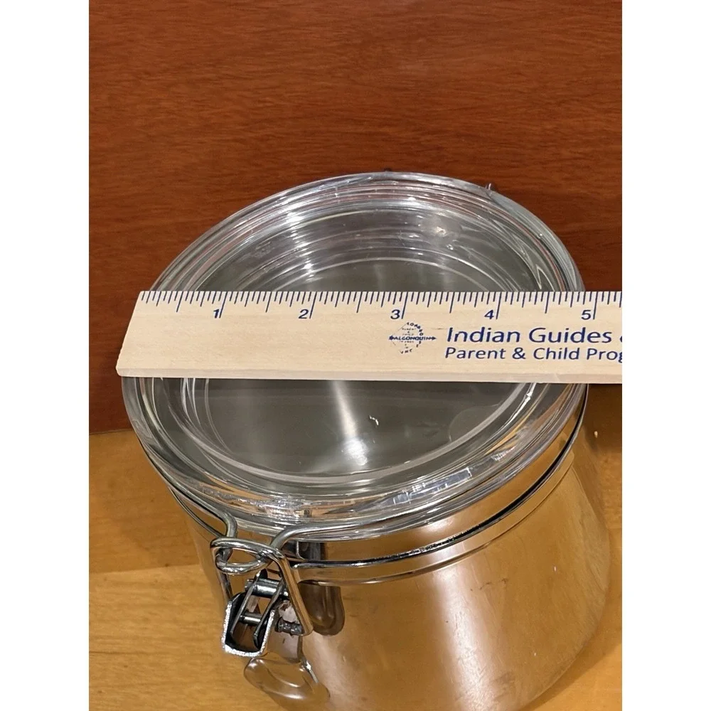 Stainless Steel Food Storage Containers (2) Durable Kitchen Accessories