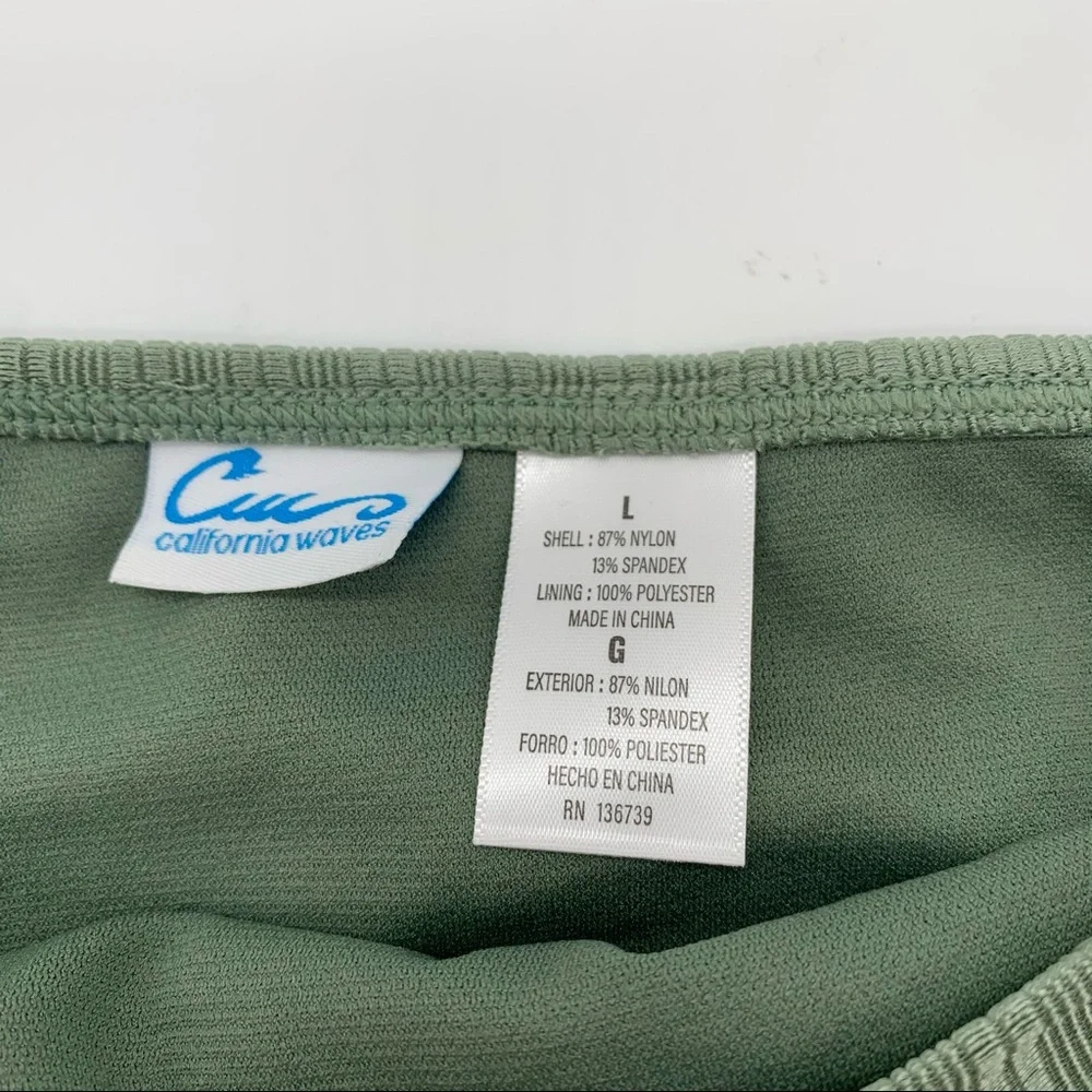 California Waves SAGE Metallic Ribbed‎ Hipster
