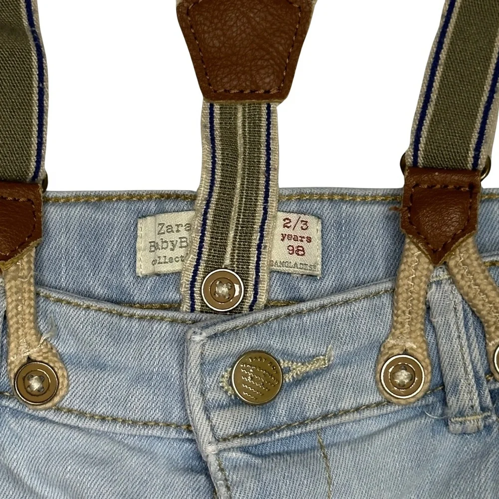 Zara suspender jeans