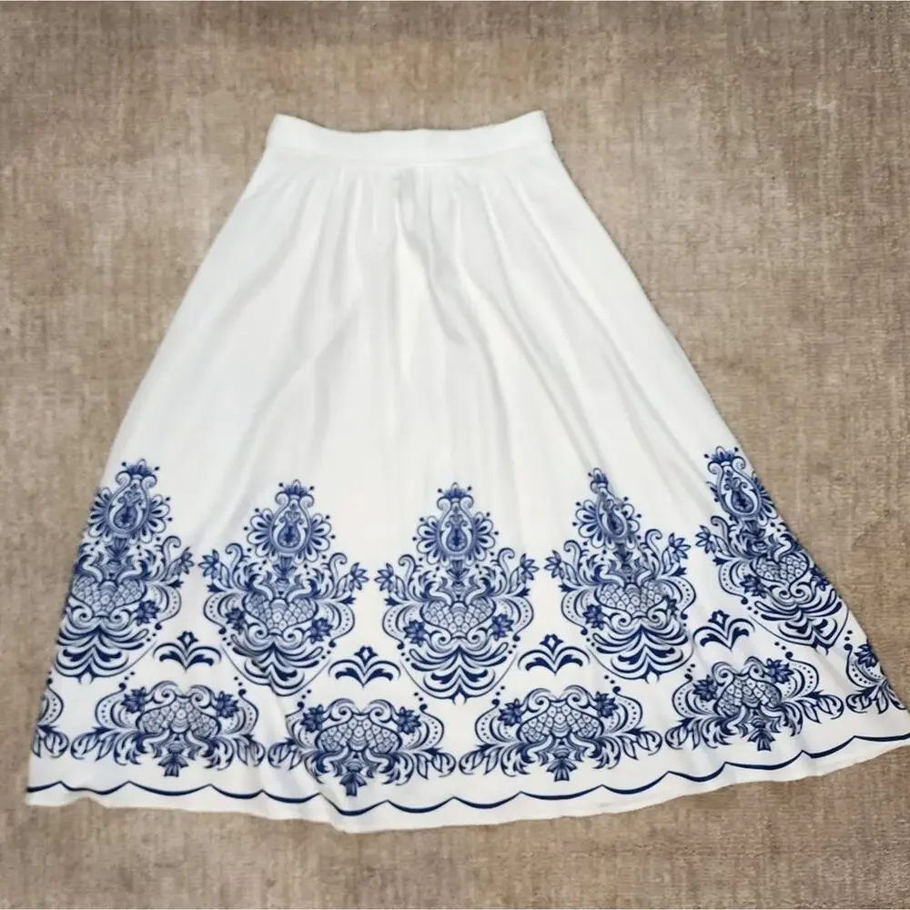 SHEIN white blue