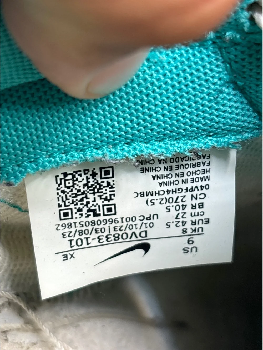 Nike size men’s