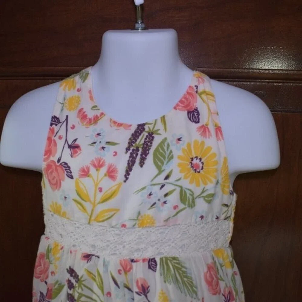 Little Girls Sun Dress Size 2T Floral Summer Sleeveless