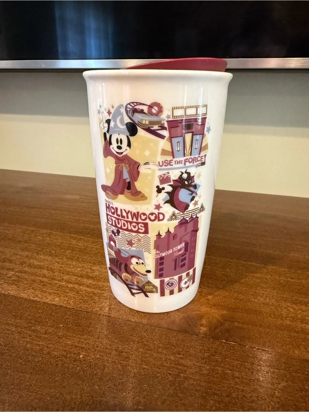 Disney Hollywood Studios Starbucks Ceramic Tumbler