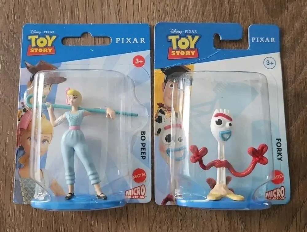 Disney Pixar Toy Story Micro Collection Figurines Forky & Bo Peep