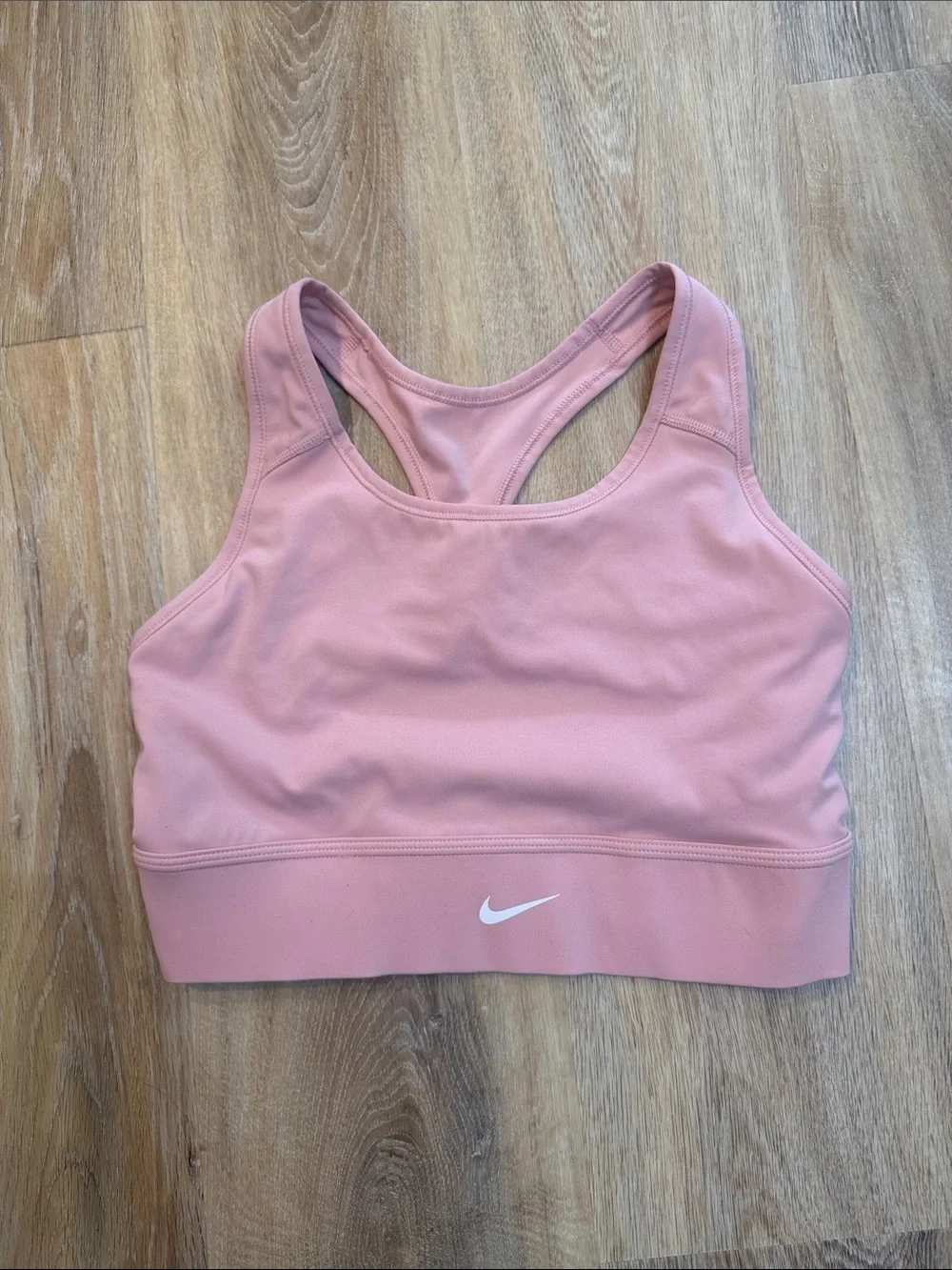 Nike Rose Pink Racerback Medium-Impact Sports Bra