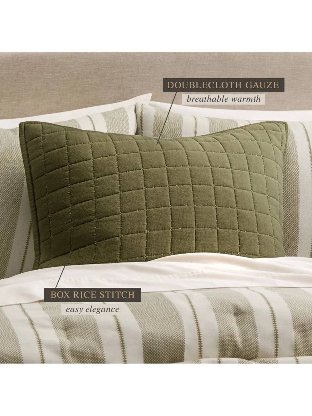 Jeremiah Brent Home doublecloth gauze