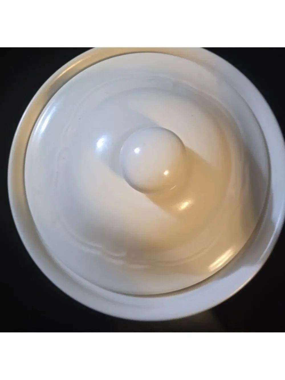 Pfaltzgraff Cream Ceramic Canister Vintage 3 Quart