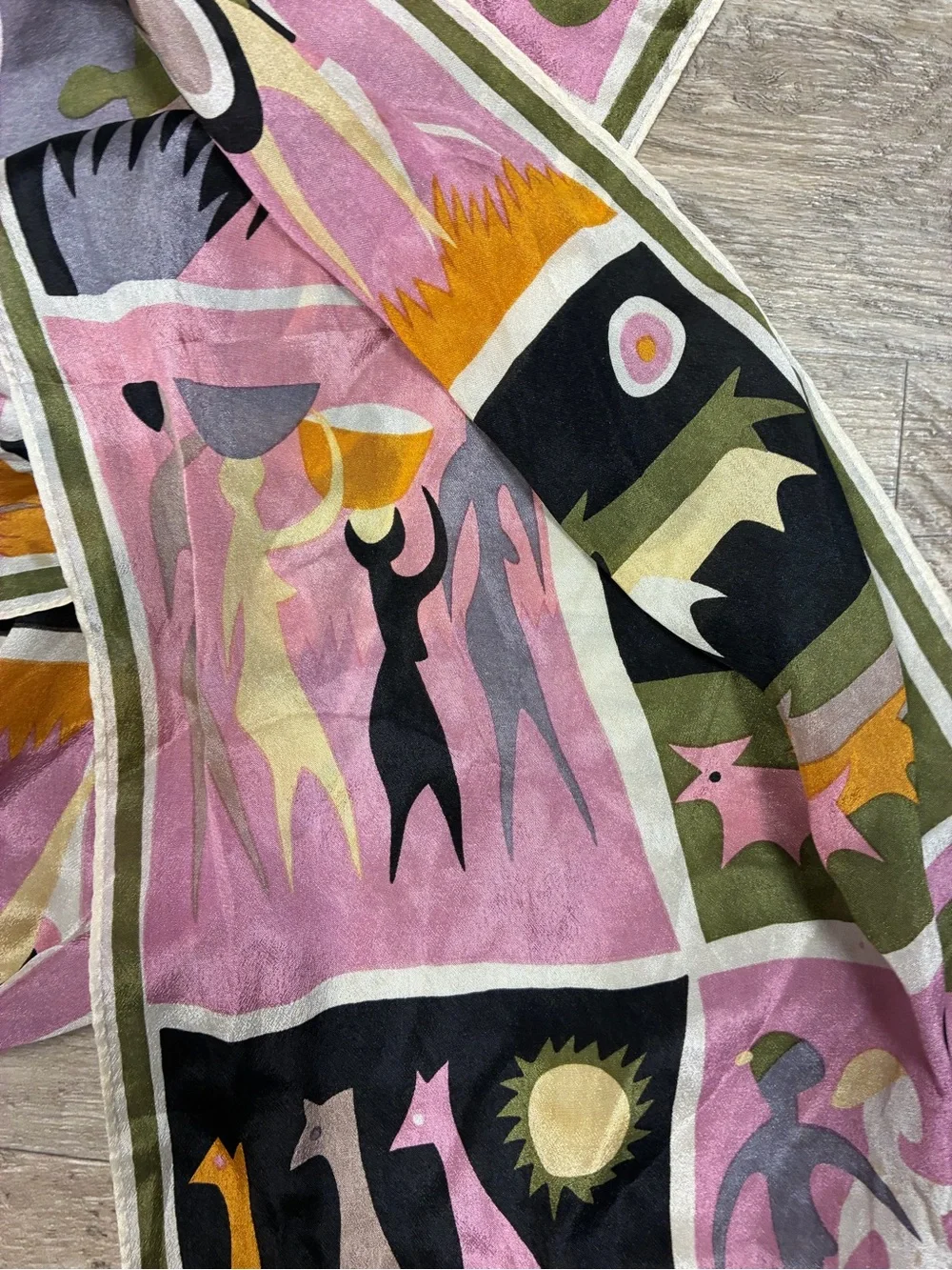 Oscar de la Renta vtg silk