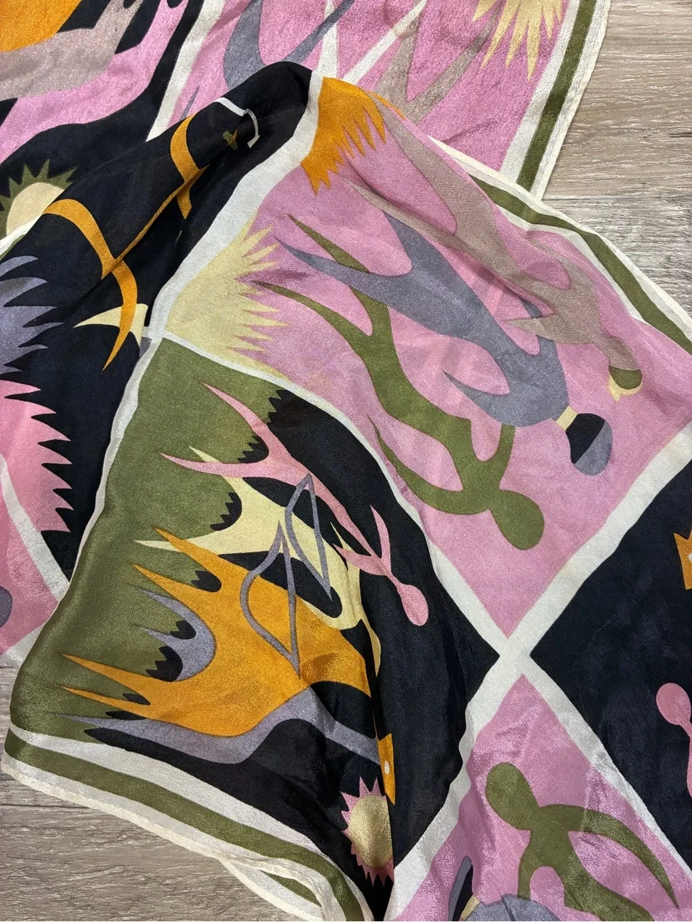 Oscar de la Renta vtg silk