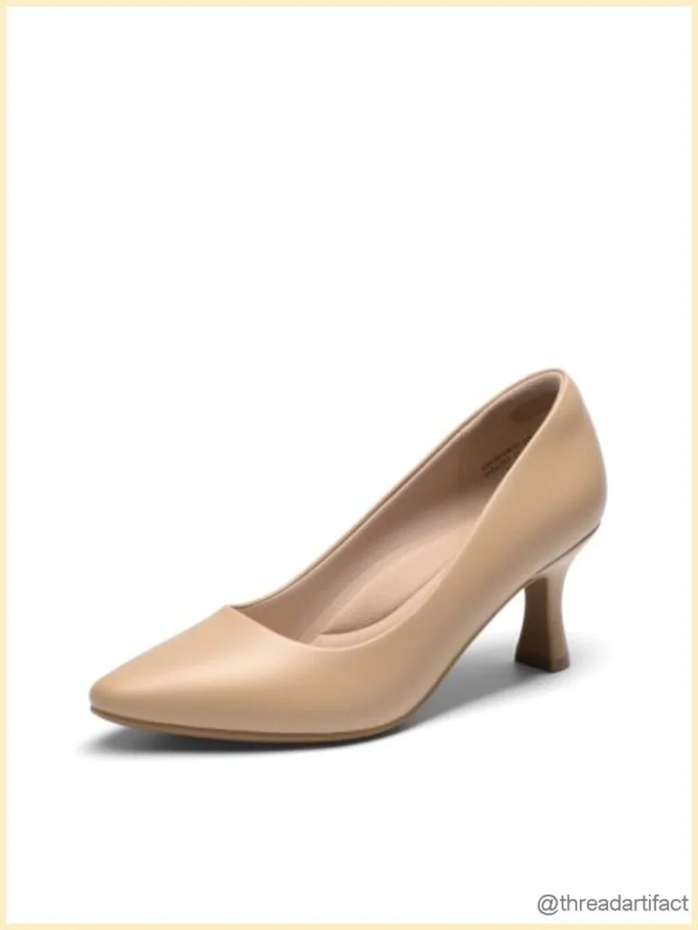 Women's Kitten Heel Pump with Memory Foam Arch Support