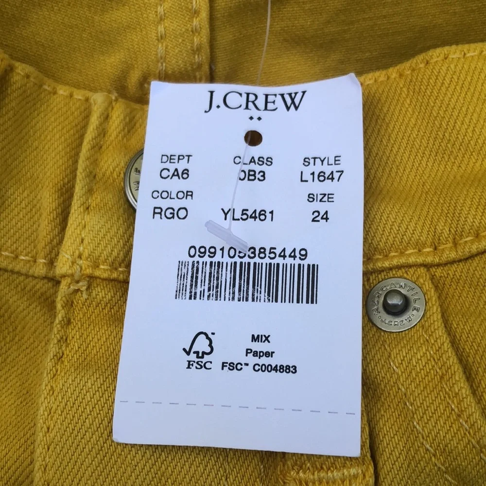J. Crew Mercantile Gold Shorty Shorts size 24