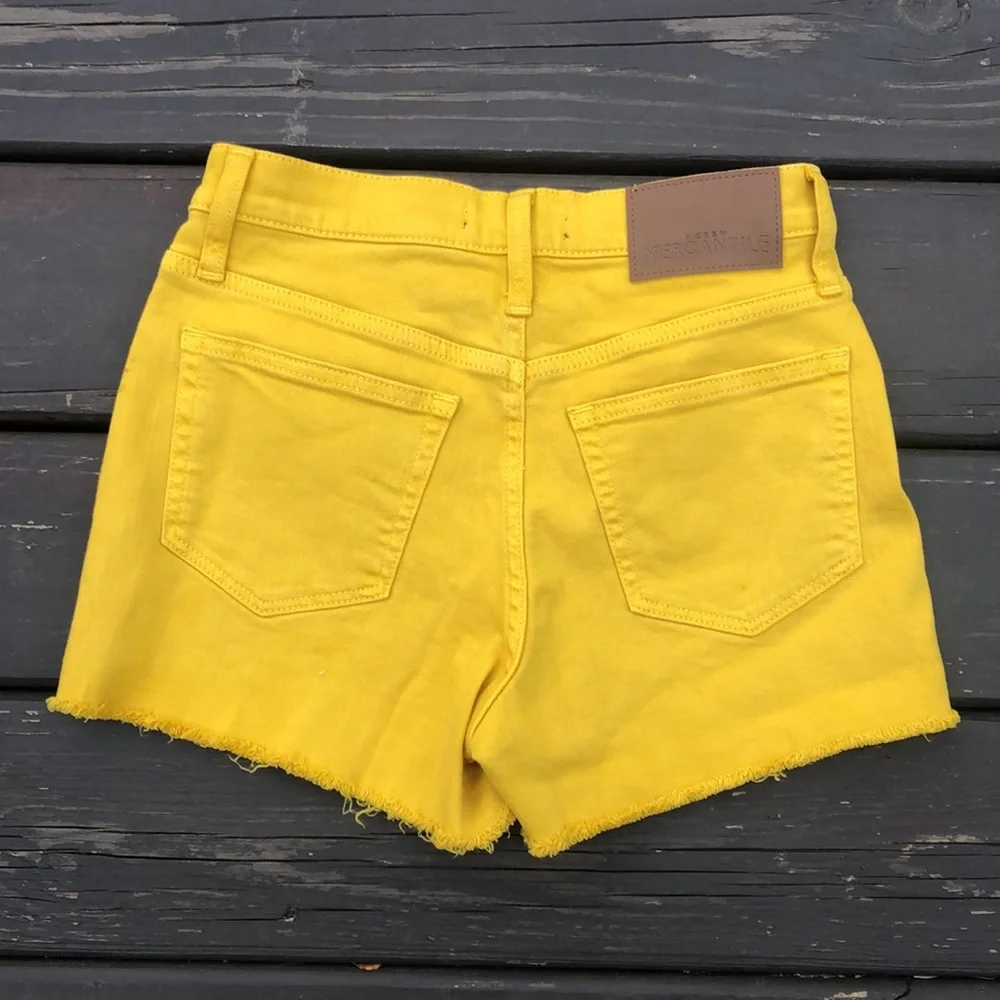 J. Crew Mercantile Gold Shorty Shorts size 24