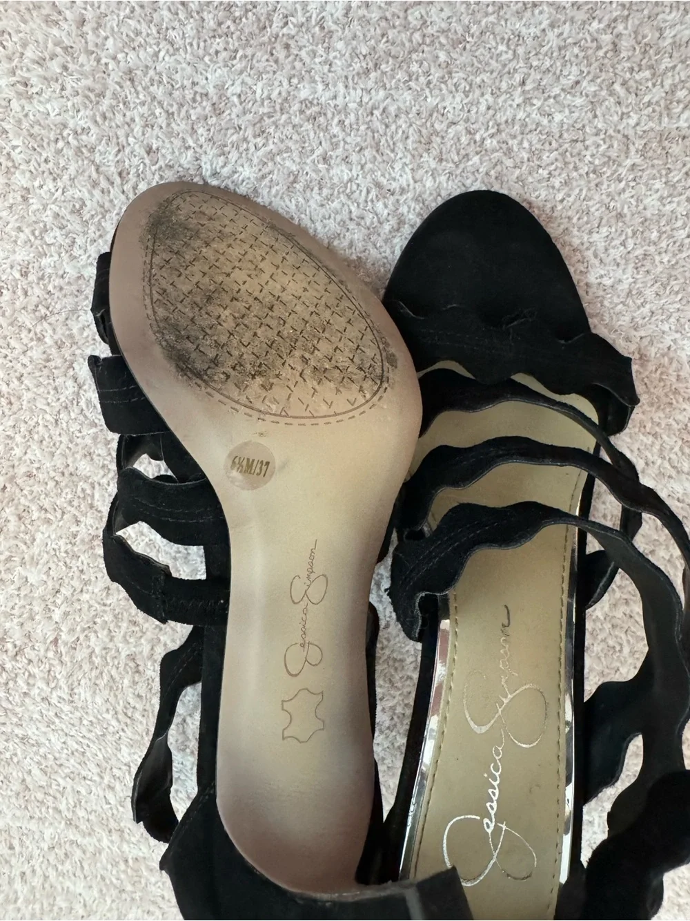 Jessica Simpson scalloped cage