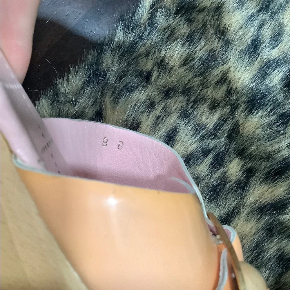 CHANEL ORANGE | PINK PATENT LEATHER‎ SANDALS