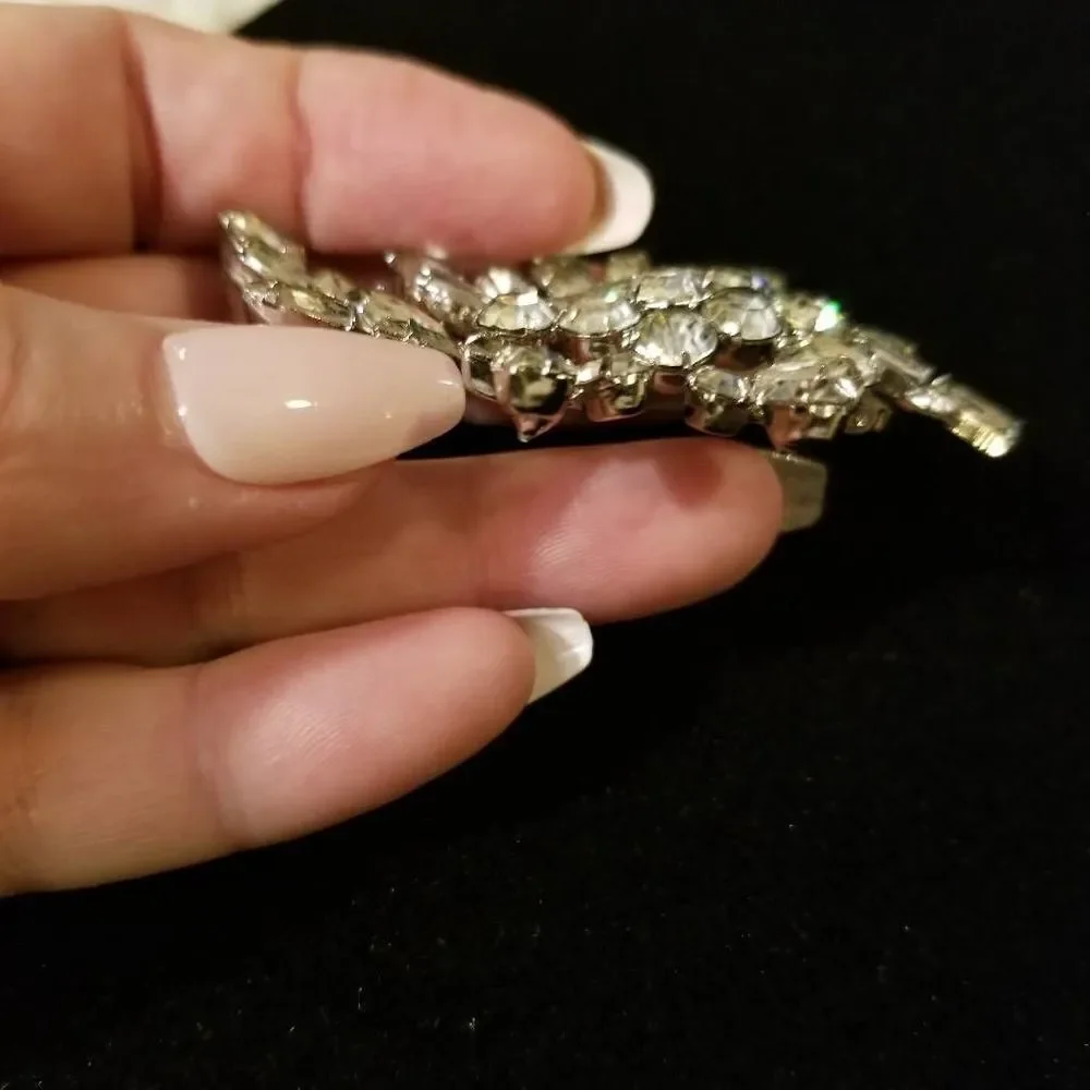 Vintage clear rhinestone