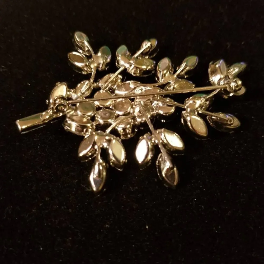 Vintage clear rhinestone