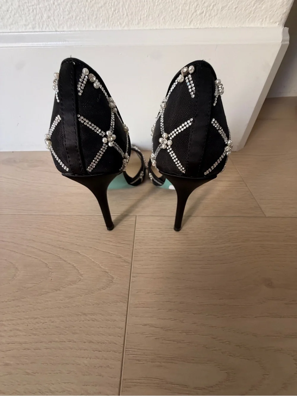 Betsey Johnson sheer black
