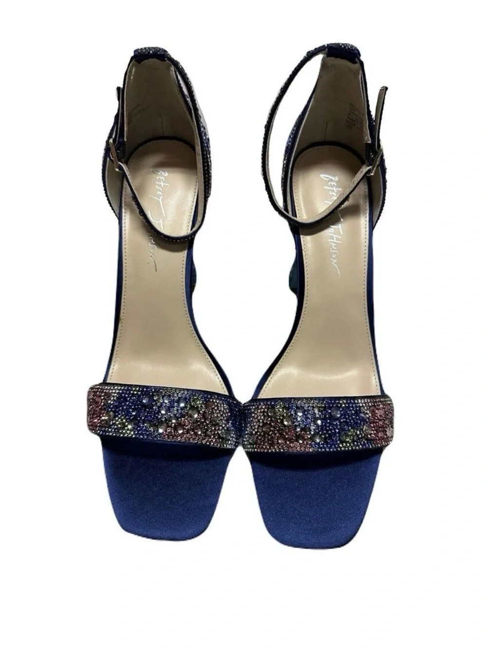 Betsey Johnson navy satin