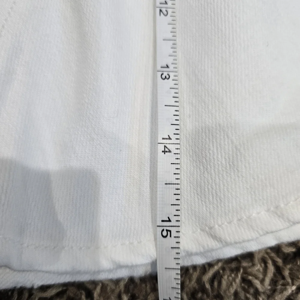 Aerie White Denim Flowy Skirt Size S NWT