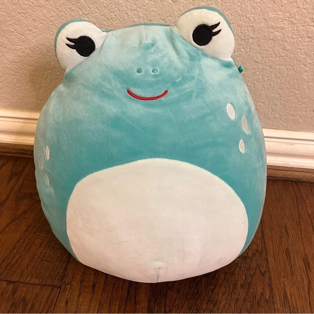 Squishmallow Novi the Teal Frog Plush Toy
