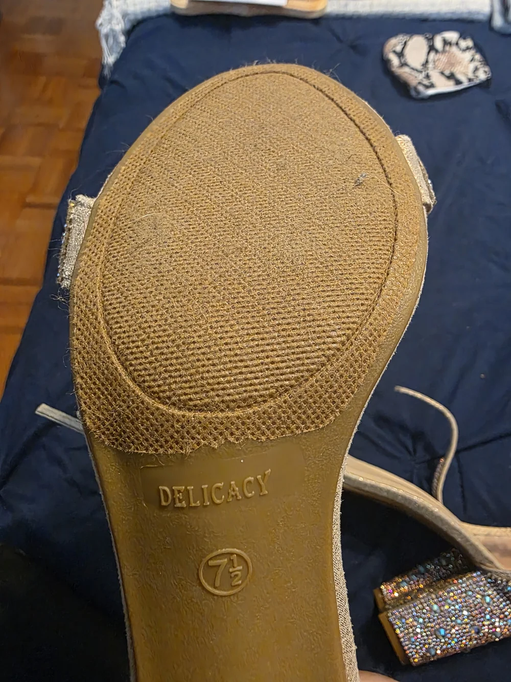 Delicacy gold ankle