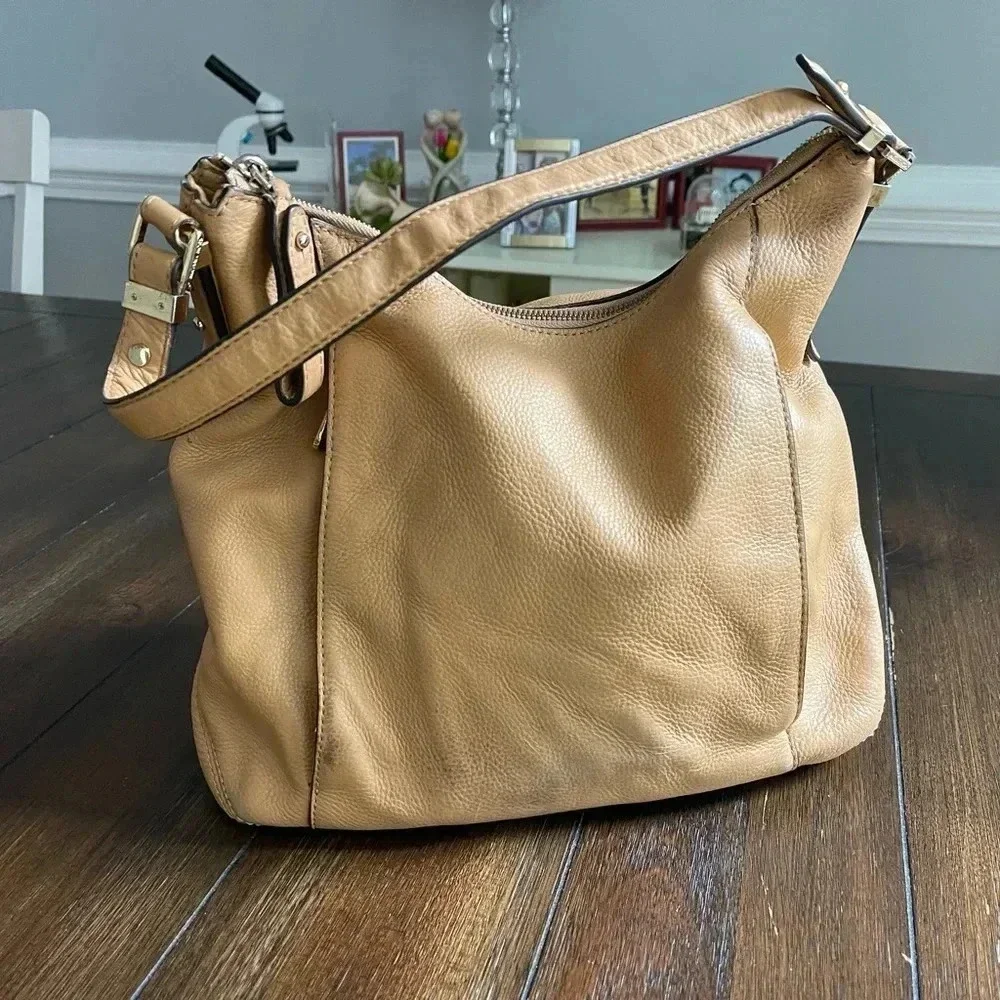 Michael Kors leather hobo bag