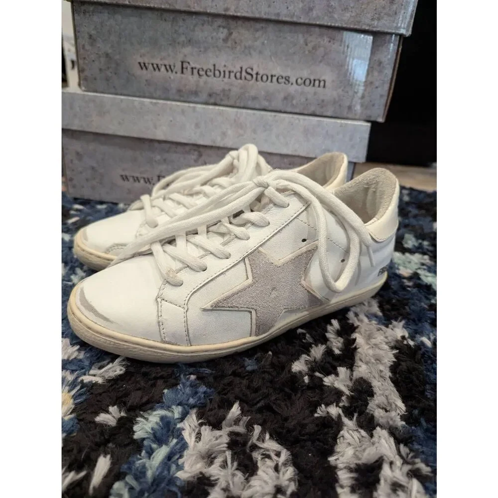 Freebird by Steven White Sneakers with Light Gray Star