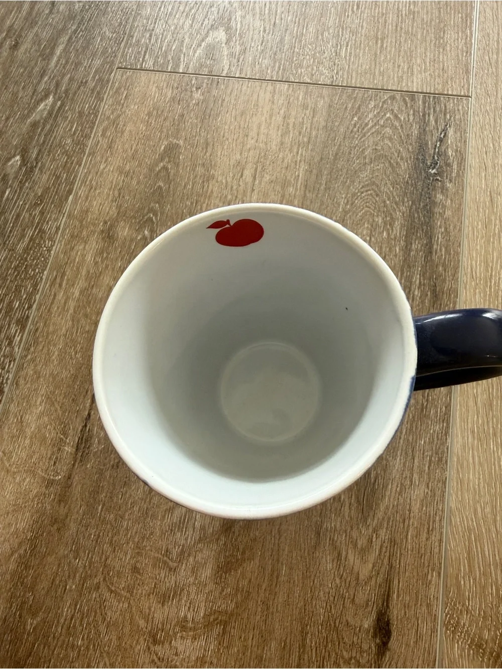 Navy Ceramic Mug with Gold 