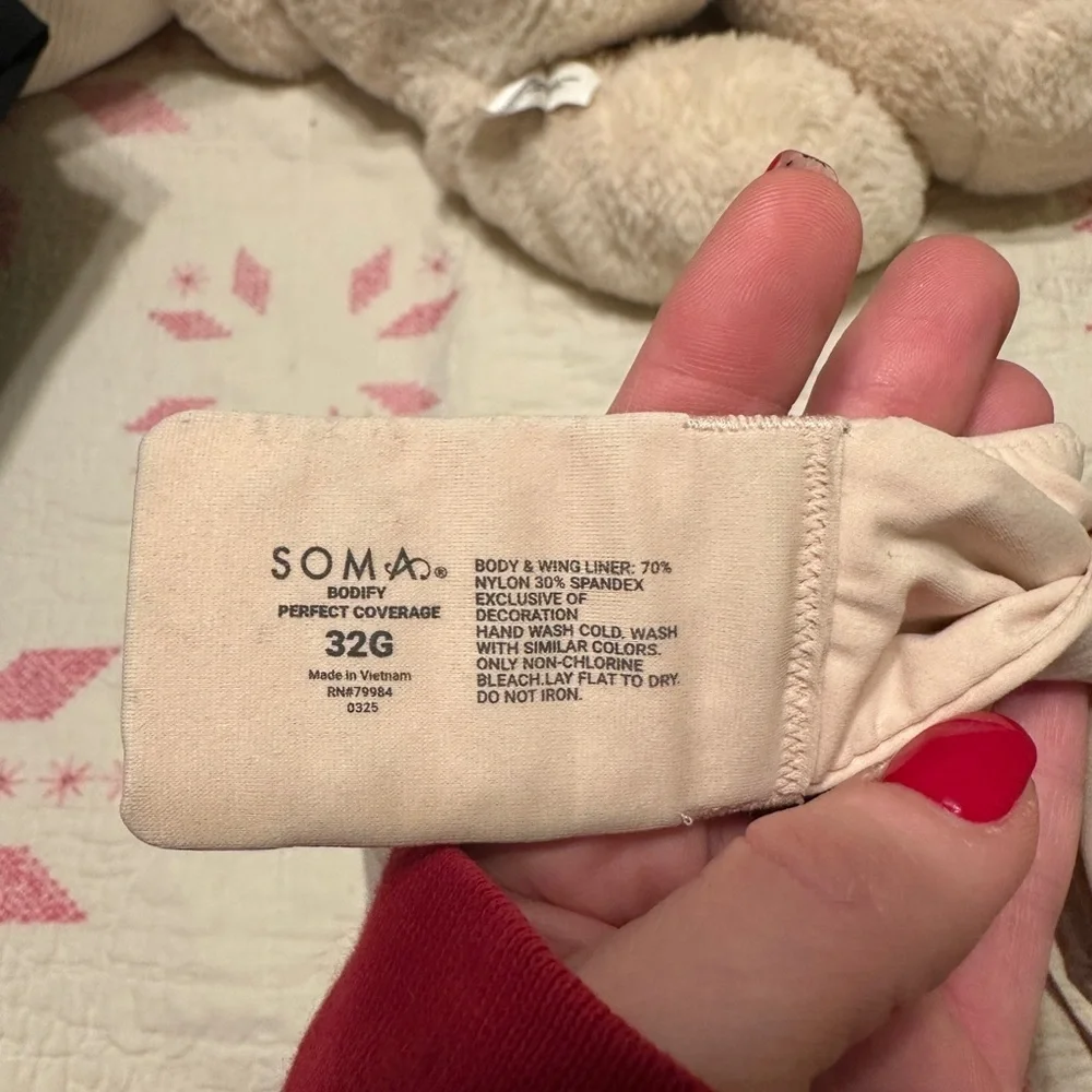 Soma Soft Beige Bra