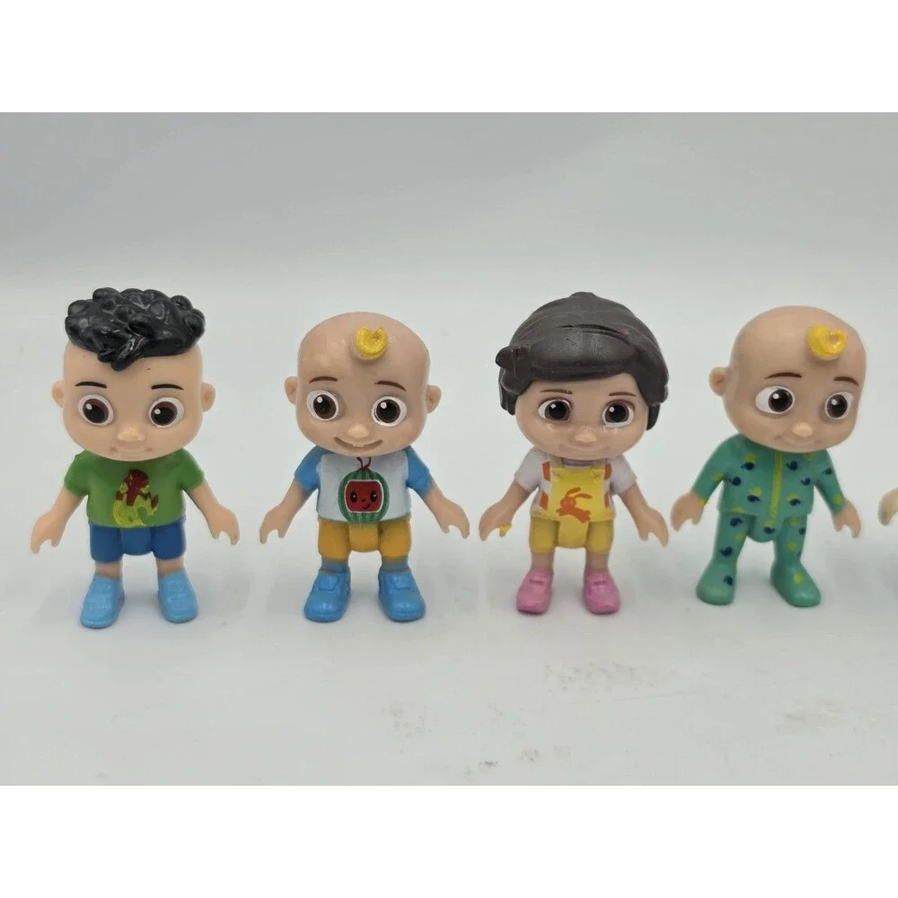 Lot of 8 Jazwares Cocomelon Figures Cake Toppers 3